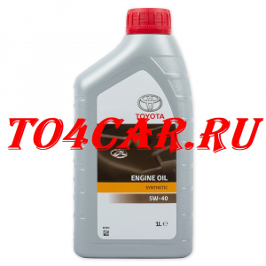 1L 5W40 TOYOTA MOTOR OIL МОТОРНОЕ МАСЛО 0888080376GO