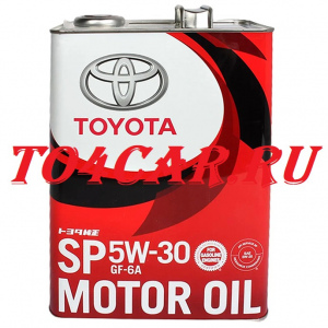 4L 5W30 TOYOTA MOTOR OIL SP МОТОРНОЕ МАСЛО 0888010705 / 0888013705