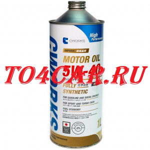 1L 5W40 CWORKS SUPERIA MOTOR OIL SP/CF МОТОРНОЕ МАСЛО A13SR2001